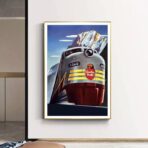 poster delle ferrovie vintage