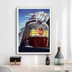 poster delle ferrovie vintage