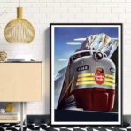 poster delle ferrovie vintage