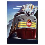 poster delle ferrovie vintage