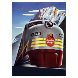 poster delle ferrovie vintage