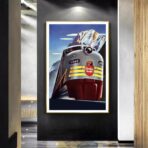 poster delle ferrovie vintage
