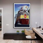 poster delle ferrovie vintage