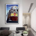 poster delle ferrovie vintage
