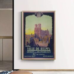 poster vintage reims