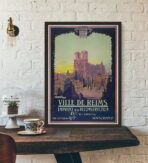 poster vintage reims