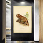 poster volpe vintage