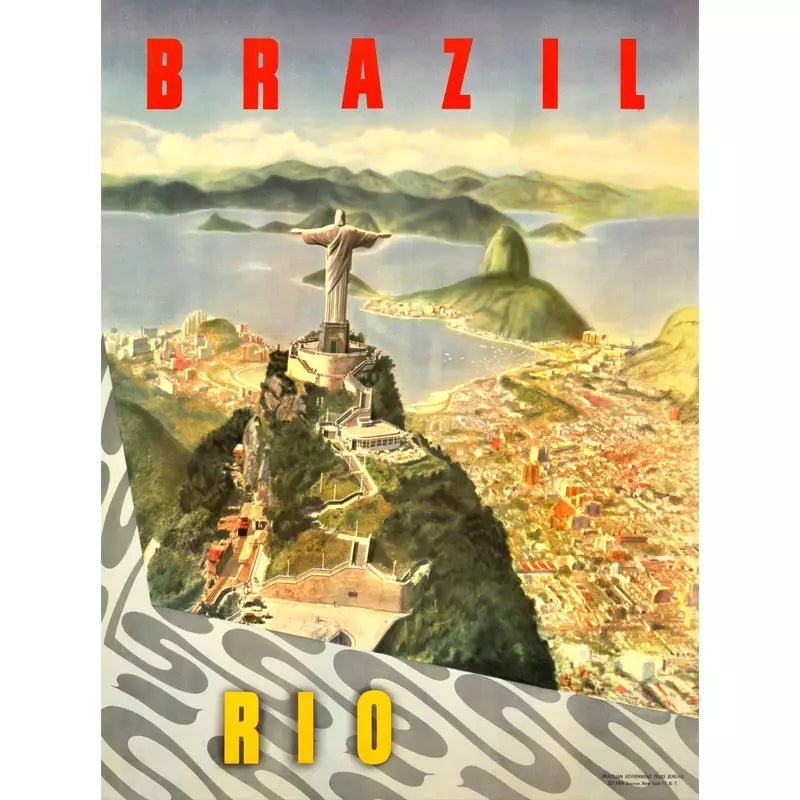 poster vintage rio poster vintage rio