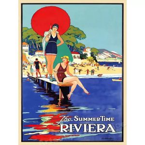poster vintage riviera