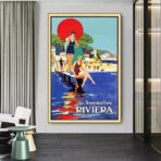 poster vintage riviera