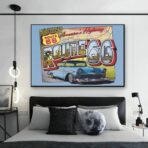 poster vintage della route 66
