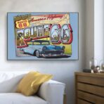 poster vintage della route 66