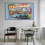 poster vintage della route 66