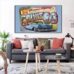 poster vintage della route 66