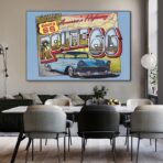 poster vintage della route 66