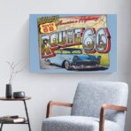 poster vintage della route 66