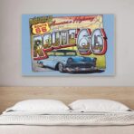 poster vintage della route 66