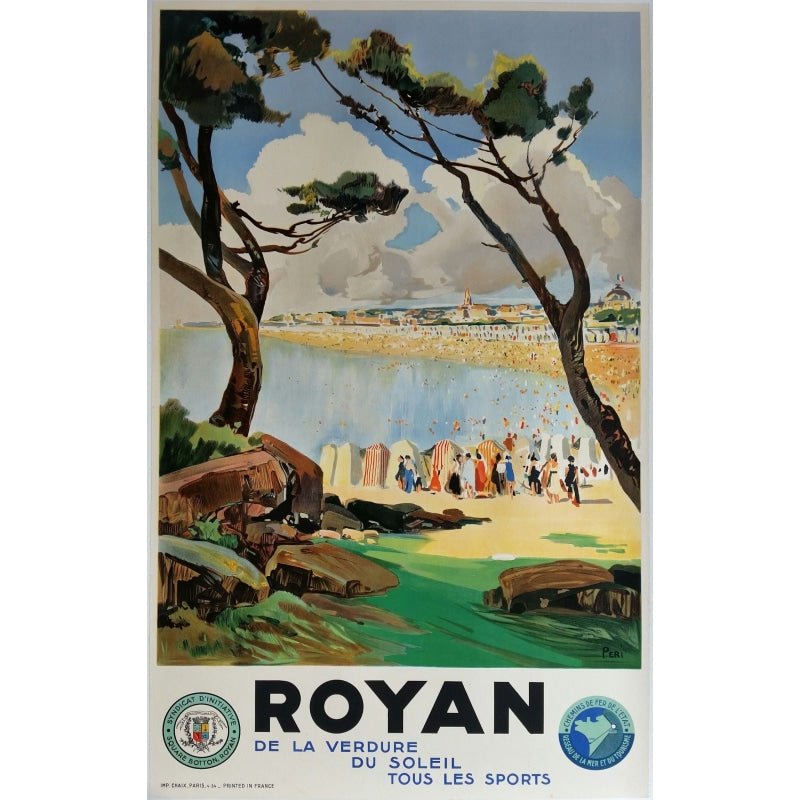 poster vintage royan poster vintage royan