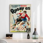 poster rugby vintage