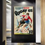 poster rugby vintage