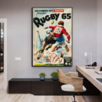 poster rugby vintage