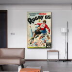 poster rugby vintage