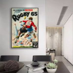 poster rugby vintage