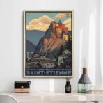 poster vintage saint etienne