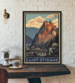 poster vintage saint etienne