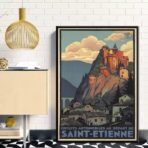 poster vintage saint etienne