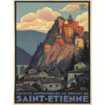 poster vintage saint etienne
