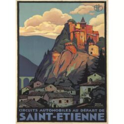 poster vintage saint etienne