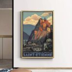 poster vintage saint etienne