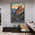 poster vintage saint etienne