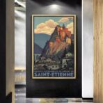 poster vintage saint etienne