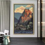 poster vintage saint etienne
