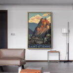 poster vintage saint etienne