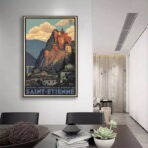 poster vintage saint etienne
