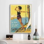 poster vintage saint jean de luz