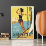 poster vintage saint jean de luz