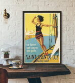 poster vintage saint jean de luz