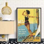 poster vintage saint jean de luz
