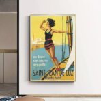 poster vintage saint jean de luz