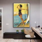 poster vintage saint jean de luz