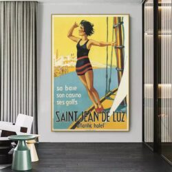 poster vintage saint jean de luz