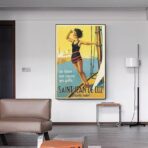 poster vintage saint jean de luz
