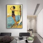 poster vintage saint jean de luz