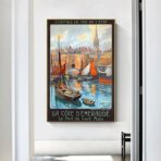 poster vintage saint malo