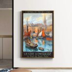 poster vintage saint malo