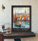poster vintage saint malo